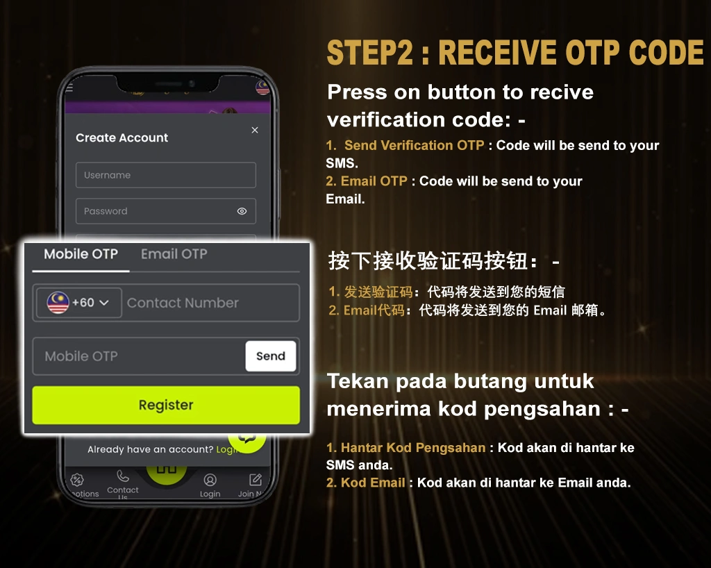 HengOngBet Account Register Guide 2