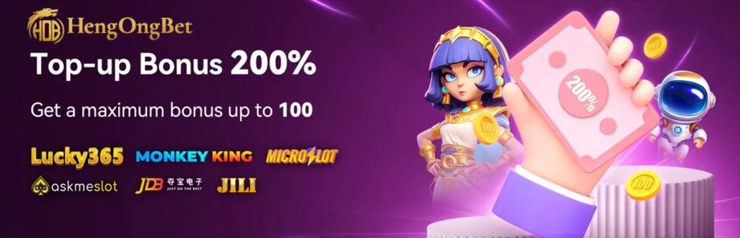 Hengongbet Home Page 10 Topup_Bonus_en