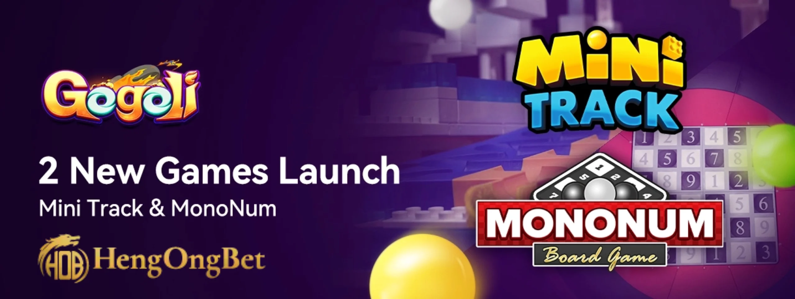 Hengongbet Home Page 1 HengOngBet_GOGOLI_New_Game_Launched_Mini_Track_&_MONONUM