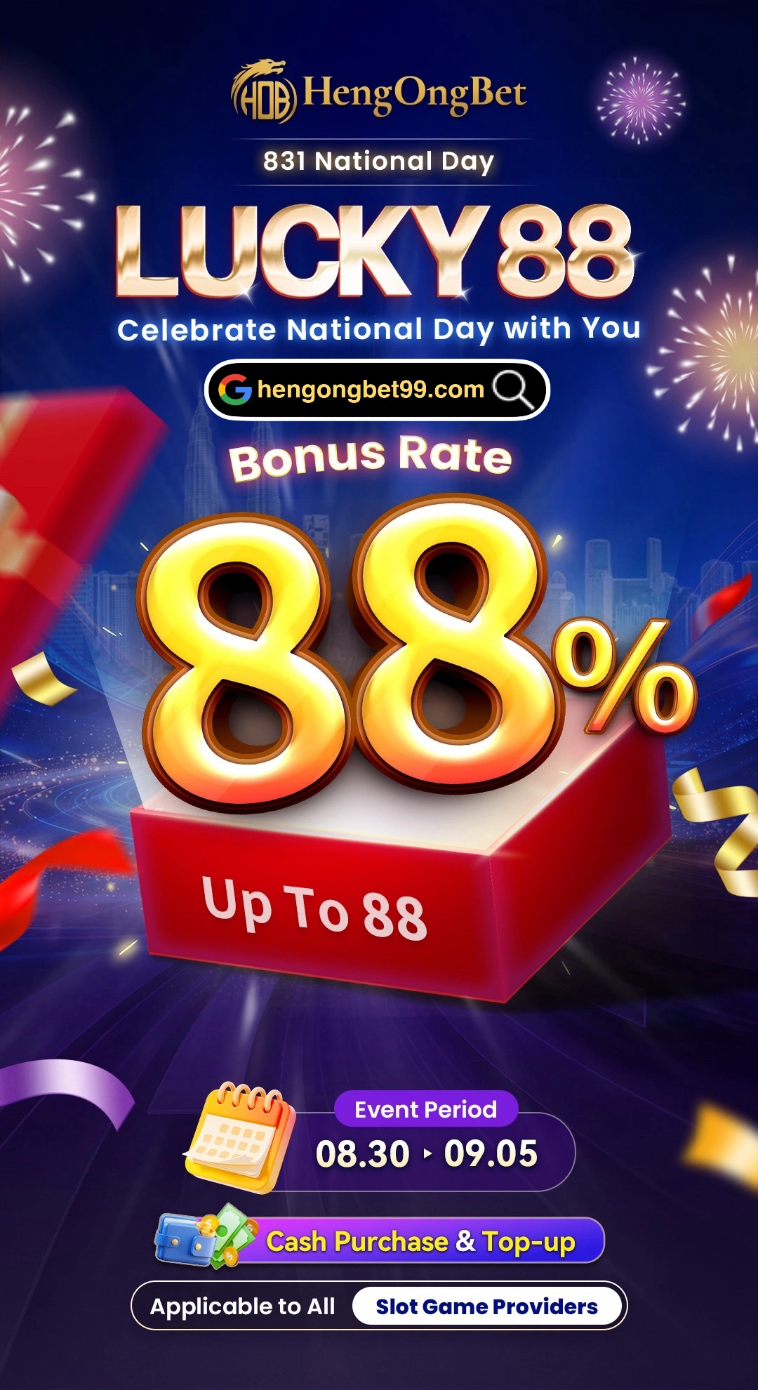 News 1 HengOngBet Merdeka Lucky88 Event EN
