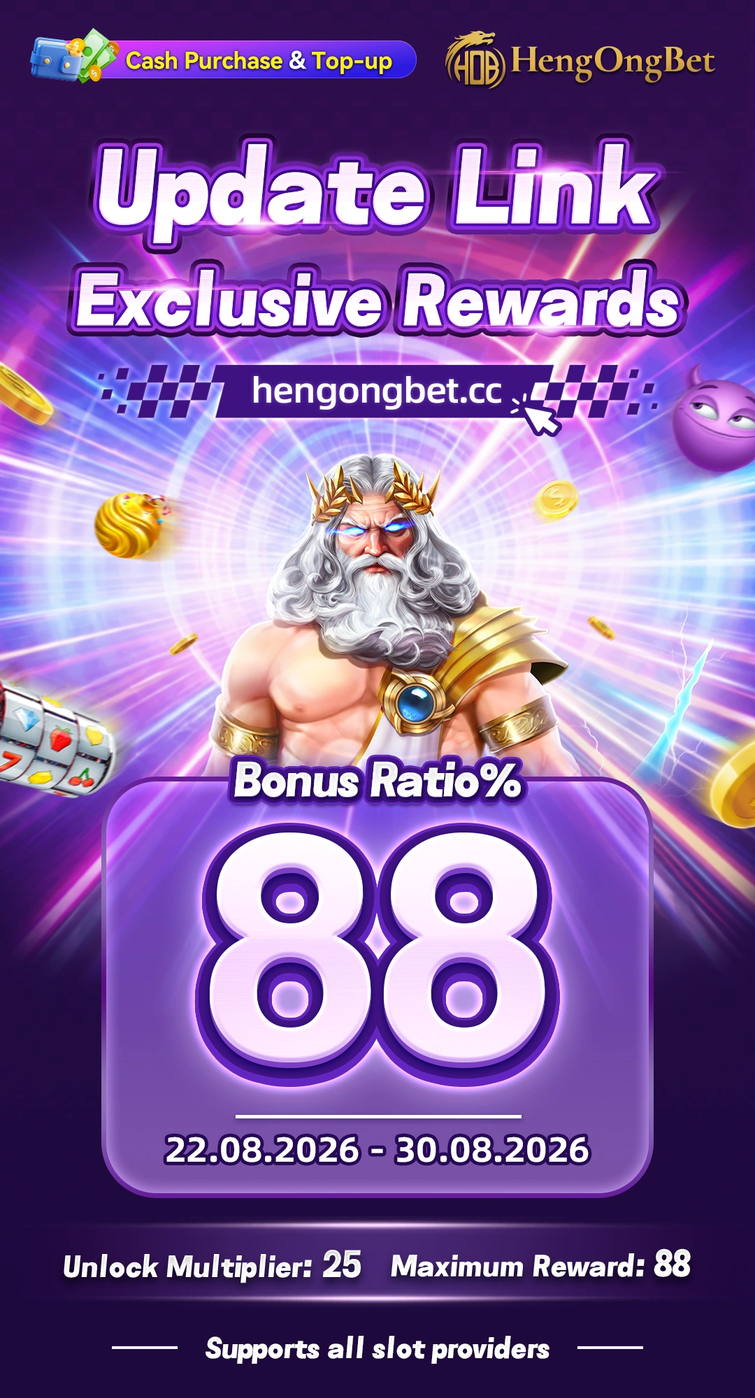 News 7 HengOngBet Slot Games New URL Celebration EN